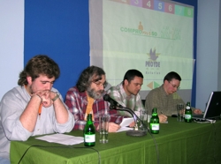 Mario Fanjul, Ángel Díaz, Rafael Palacios y José Andrés Sánchez
