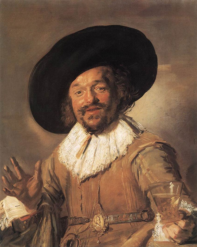 El alegre bebedor. Frans Hals