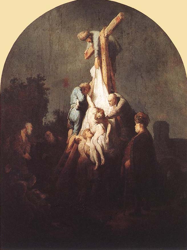 El descendimiento de la cruz. Rembrandt