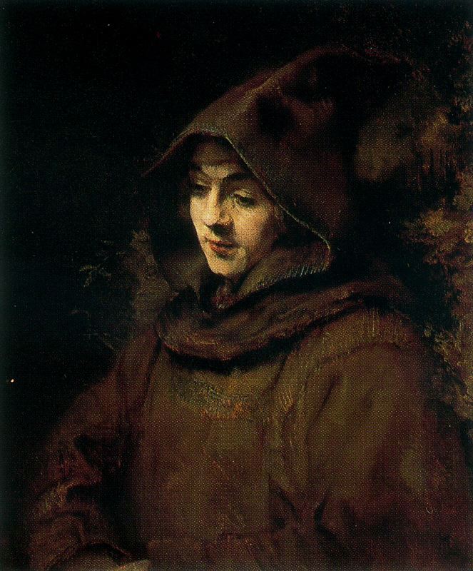 Retrato de Tito con hbito de monje. Hacia 1660