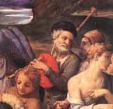 Adoracin de los pastores (detalle). Bronzino