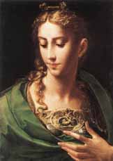 Palas Atenea. Parmigianino