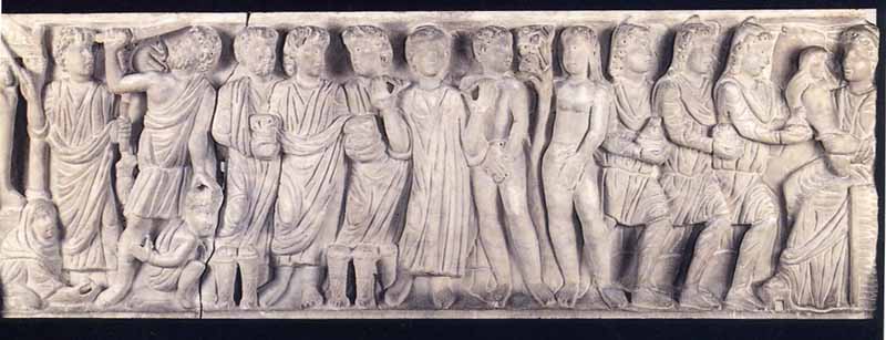 Sarcfago de Layos (Toledo) . 312 a 320 d.C.