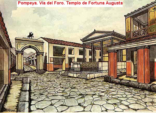 Una calle de Pompeya