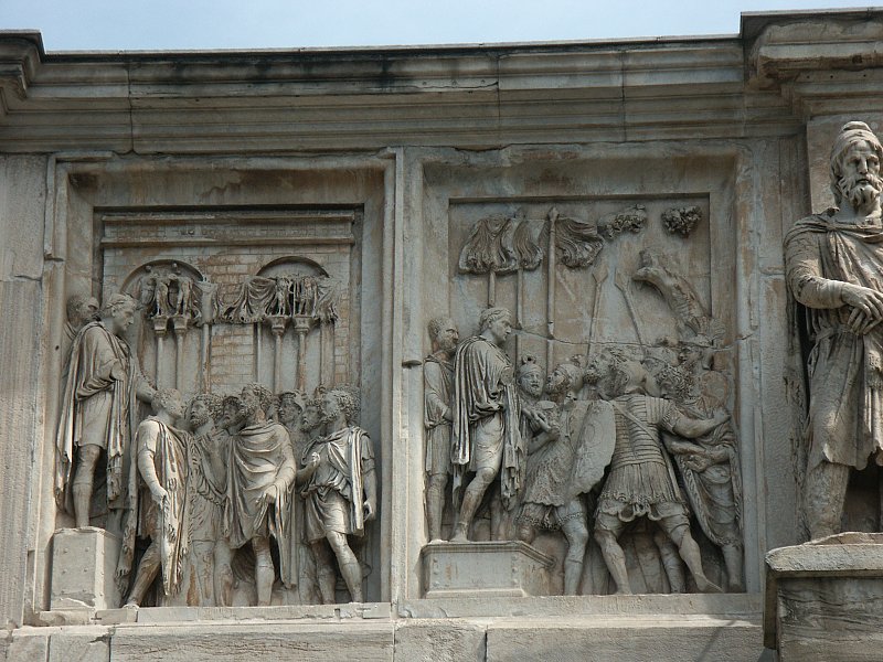 Arco de Constantino: cara sur