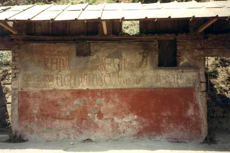 Grafitti en Pompeya